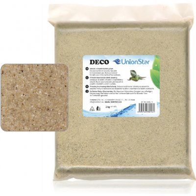 Unionstar Deco písek přírodní 0,7-1,2 mm, 2 kg – Hledejceny.cz