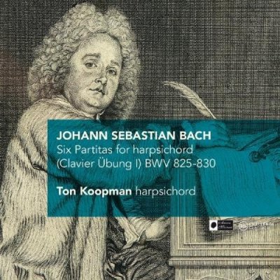 BACH - SIX PARTITAS FOR HARPSICHORD - CLAVIE UBUNG I BWV 825-830. TON KOOPMAN,HARPSICHORD 2 CD – Hledejceny.cz