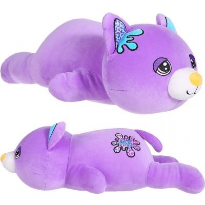 kamarád Kočka Fialinka ležící 50 cm – Hledejceny.cz