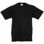 Fruit Of The Loom tričko černé – Zboží Mobilmania