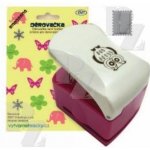 Děrovačka dekorační s embosing efektem poštovní známka 32 mm – Zboží Dáma