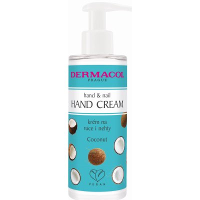 Dermacol Hand and nail hand cream krém na ruce i nehty s pumpičkou kokos 150 ml – Sleviste.cz