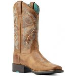 Westernové boty Ariat Round Up Zip hnědé – Sleviste.cz