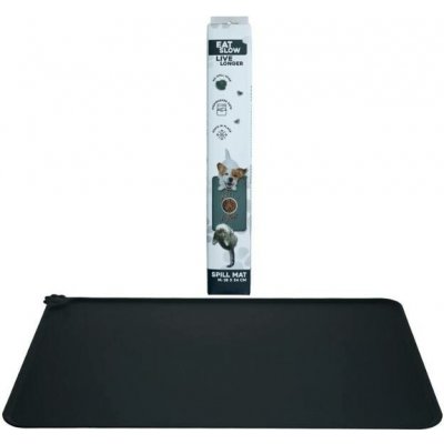 EAT SLOW LIVE LONGER No Spill protiskluzová podložka pod misky 38 x 54 cm – Hledejceny.cz