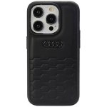 Audi GT Synthetic Leather iPhone 15 Pro Max black hardcase – Sleviste.cz