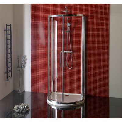 Polysan LUCIS LINE 900x900, půlkruhová sprchová zástěna, showroom, DL3615 – Zboží Mobilmania