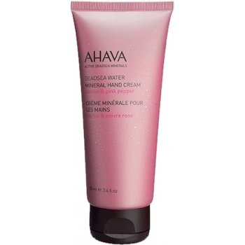 Ahava Dead Sea Water Pink Pepper & Cactus minerální krém na ruce (Paraben Free, Allergy Tested) 100 ml