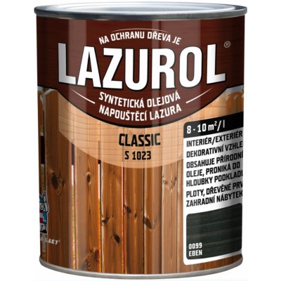 Lazurol Classic S1023 0,75 l eben – Sleviste.cz
