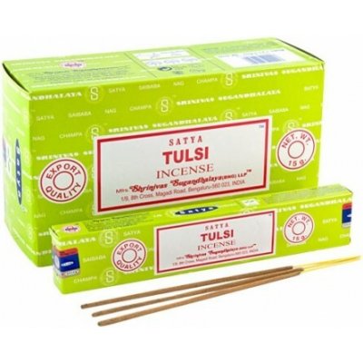 Satya Vonné tyčinky Tulsi Bazalka Posvátná 15 g – Hledejceny.cz
