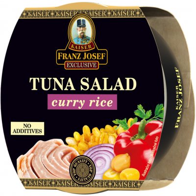 Franz Josef Kaiser Tuňákový salát s kari rýží 160 g – Zboží Dáma