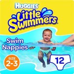 Huggies Little Swimmers 2-3/3-8 kg 12 ks – Zboží Dáma