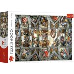 Trefl Michelangelo Strop Sixtinské kaple 6000 dílků – Zboží Mobilmania