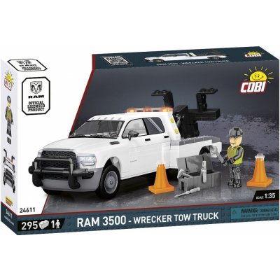 COBI 24611 Americký automobil RAM 3500 Odtahový vůz 1:35 – Sleviste.cz