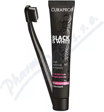 Curaprox Black is White pasta bělicí zubní pasta 90 ml od 419 Kč -  