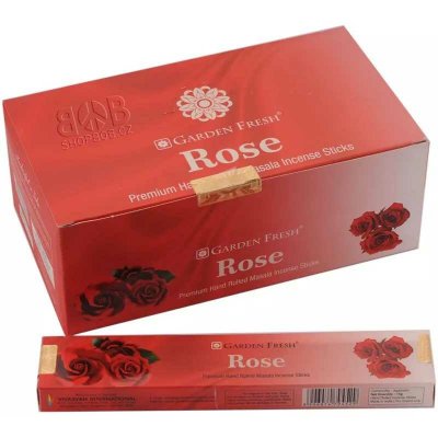 Karton Garden Fresh Rose indické vonné tyčinky 12 x 15 g – Hledejceny.cz
