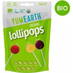 YumEarth BIO Kyselá lízátka s příchutí jablka třešně a hroznů 14 ks 85 g – Sleviste.cz