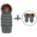 Cottonmoose Set zimní s rukavicemi COMBI YUKON 3v1 Khaki zelený – Zboží Mobilmania