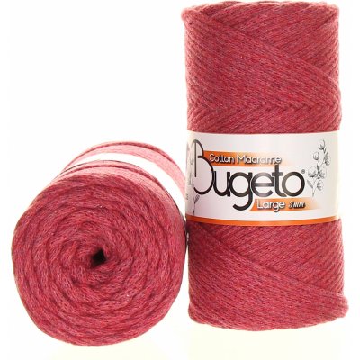 Maccaroni Cotton Macrame Large 3mm malinová 747-223 – Zbozi.Blesk.cz