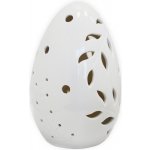 Vajíčko porcelán 15,5cm bílá – Zboží Dáma