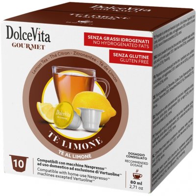 Italfoods Dolce Vita Citronový čaj do Nespresso kapsle 10 ks – Sleviste.cz