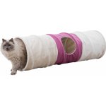 TRIXIE XXL tunel pro kočky plyšový se šustící fólií 3 otvory 35 x 115 cm