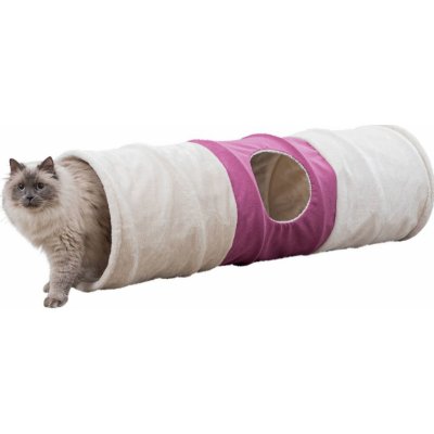 TRIXIE XXL tunel pro kočky plyšový se šustící fólií 3 otvory 35 x 115 cm – Zbozi.Blesk.cz