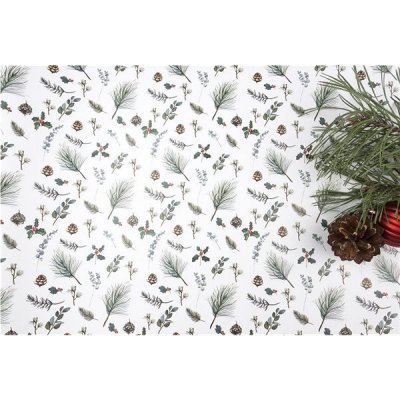 BE NICE Dárkový balící papír Be Nice Přírodní vánoční balící papír - světlý (5 archů) – Zboží Dáma