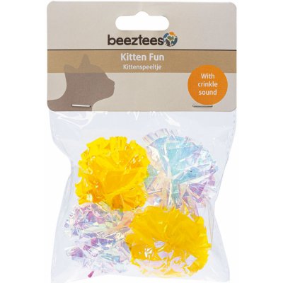 Beeztees Kitten Evy šustivé míčky 4 kusy – Sleviste.cz