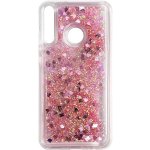 Pouzdro iWill Glitter Liquid Heart Case Huawei P40 Lite E růžové – Zboží Mobilmania