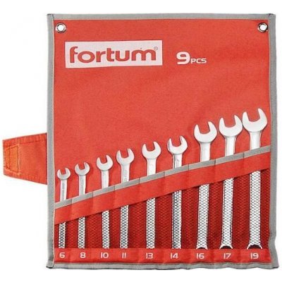 FORTUM 4730202 klíče očkoploché, sada 9ks, 6-19mm – Zbozi.Blesk.cz