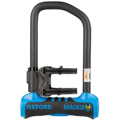OXFORD ochrana proti krádeži visací zámek SHACKLE 14 PRO U-LOCK 260mm X 177mm barva světle modrá | Zboží Auto