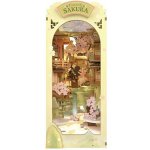 RoboTime 3D Puzzle Zarážka na knihy "Falling Sakura" dřevěná – Zbozi.Blesk.cz