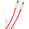usb kabel OnePlus 34859 USB-C / USB-C, Warp Charge 65W, 1m, bílý
