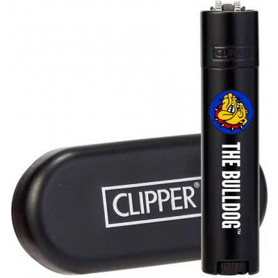 Clipper The Bulldog Matt Black Kovový – Hledejceny.cz