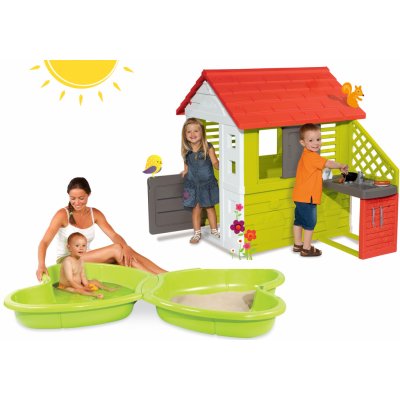 Smoby set domeček Pretty Nature a pískoviště Motýl 810702-3 – Hledejceny.cz