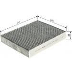 Filtr, vzduch v interiéru BOSCH 1 987 435 567 BO 1987435567 – Hledejceny.cz