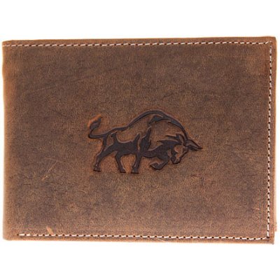 Wild pánská kožená peněženka The force s býkem podélná – Zboží Mobilmania