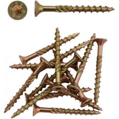 Tesařské šrouby 4x60 mm TORX 200 ks – Sleviste.cz