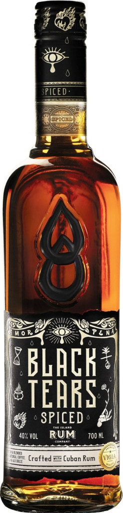 The Island Rum Company Black Tears Spiced 40% 0,7 (holá láhev)