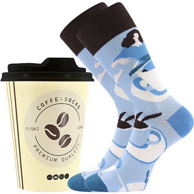 Lonka ponožky Coffee socks vzor 7