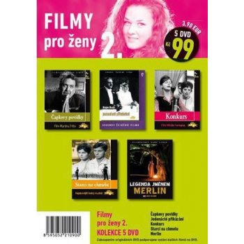 Filmy pro ženy 2. - 5 DVD pošetka