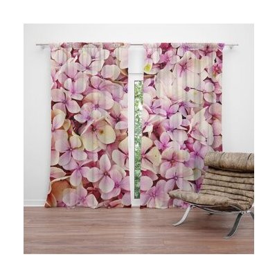 Sablio Závěs Růžové květy: 2ks 140x250cm – Hledejceny.cz