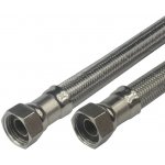 Klum Hadice připojovací nerez 13x18, FxF, 1/2"x1/2", 10 cm - CR323F – HobbyKompas.cz