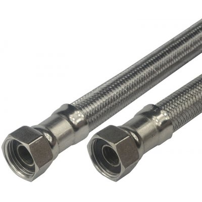 Klum Hadice připojovací nerez 13x18, FxF, 1/2"x1/2", 10 cm - CR323F – HobbyKompas.cz