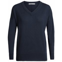 Icebreaker W WAYPOINT CREWE SWEATER midnight navy