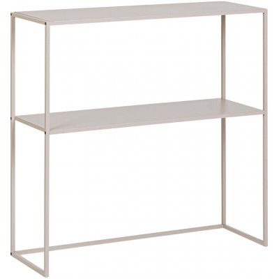 Bizzotto Béžový kovový toaletní stolek Alrik 78 x 27 cm – Zboží Mobilmania