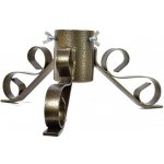 JKOV Stojan na stromek - kov, zlatý, 64 mm – Zboží Mobilmania