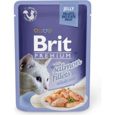 Brit Premium by Nature Cat D Fillets in Jelly with Salmon 85 g – Zboží Mobilmania