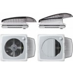 Tanatech PLUS FAN – Automatický střešní ventilátor 400×400 mm pro obytné vozy a karavany s LED osvětlením a zatemňovací roletou, průhledný – Zboží Mobilmania