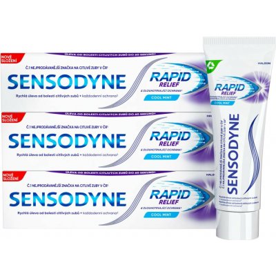 Sensodyne Rapid Relief 3 x 75 ml – Hledejceny.cz